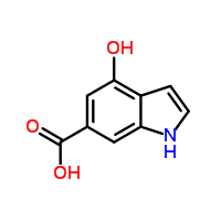 4-Hydroxy-6-indolecarboxylic acid